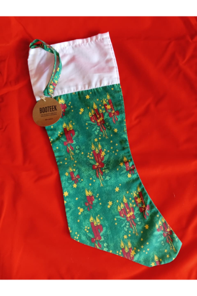 Printed Stocking - Christmas Candles